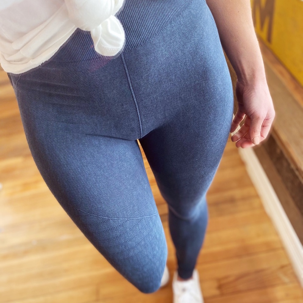 NEED FOR SPEED MOTO LEGGINGS- WASHED INDIGO - Picture 3 of 10